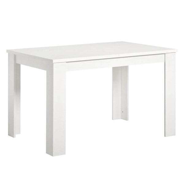 Esstisch mit 4 Stühlen Set Essgruppe Samt Grau Holz Weiss 120x80 cm Massiv