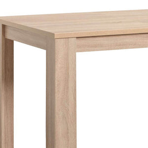 Esstisch mit 4 Stühlen Set 120x80 cm Samt Natur Creme