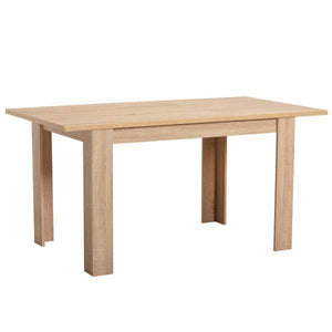 Esstisch ausziehbar Holztisch 120x80 cm Holz Massiv Eiche