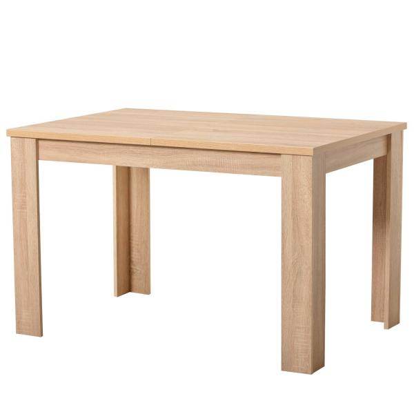 Esstisch ausziehbar Holztisch 120x80 cm Holz Massiv Eiche