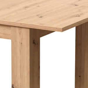 Esstisch mit 4 Stühlen Essgruppe Set 160x90 cm Eiche Beige