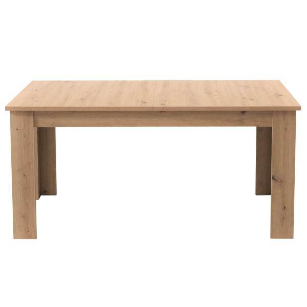 Esstisch ausziehbar Holztisch 160x90 cm Holz Massiv Eiche