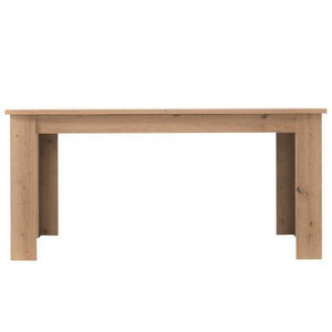 Esstisch ausziehbar Holztisch 160x90 cm Holz Massiv Eiche