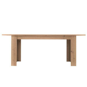 Esstisch ausziehbar Holztisch 160x90 cm Holz Massiv Eiche