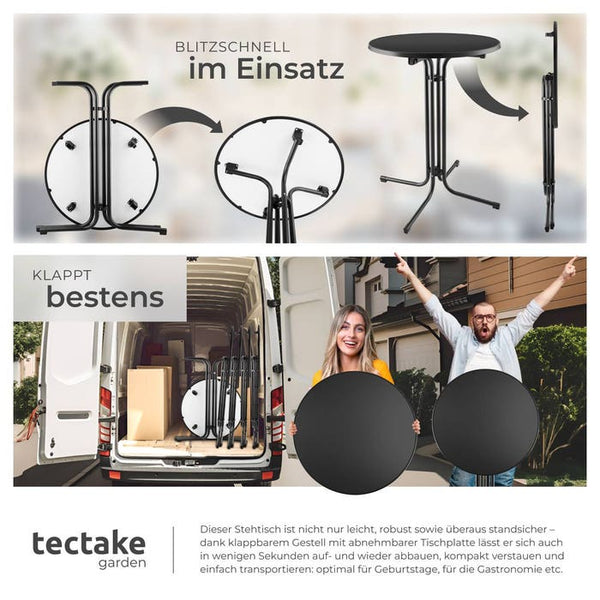 Stehtisch Eren schwarz pro Stück