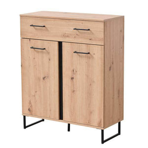 Garderobe Flurgarderobe Set Flurmöbel Industrial Style Komplettset 5-tlg Holz Eiche