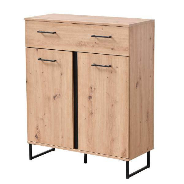 Garderobe Flurgarderobe Set Flurmöbel Industrial Style Komplettset 5-tlg Holz Eiche