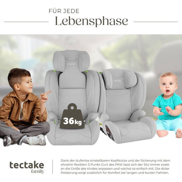 Autositz Levi hellgrau