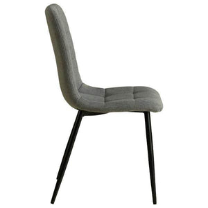 6er Set Grau Esszimmerstühle Küchenstühle Polsterstühle Modern