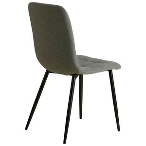 4er Set Grau Esszimmerstühle Küchenstühle Polsterstühle Modern