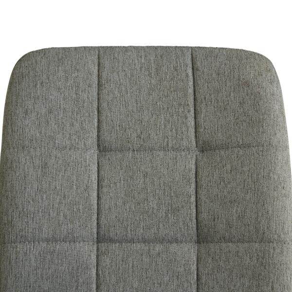 2er Set Grau Esszimmerstühle Küchenstühle Polsterstühle Modern