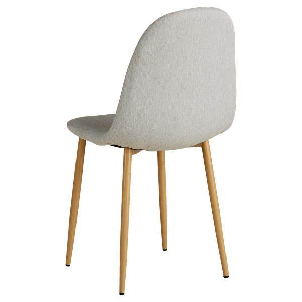 4er Set Grau Esszimmerstühle Küchenstühle Polsterstühle Modern