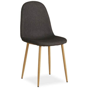 2er Set Anthrazit Esszimmerstühle Küchenstühle Polsterstühle Modern
