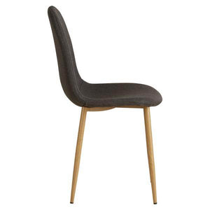 2er Set Anthrazit Esszimmerstühle Küchenstühle Polsterstühle Modern