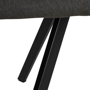 Polsterstuhl Anthrazit Esszimmerstuhl Polstersessel Armlehnenstuhl