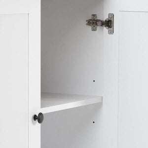Kommode Sideboard Holz Eiche Weiss Massiv Highboard Anrichte