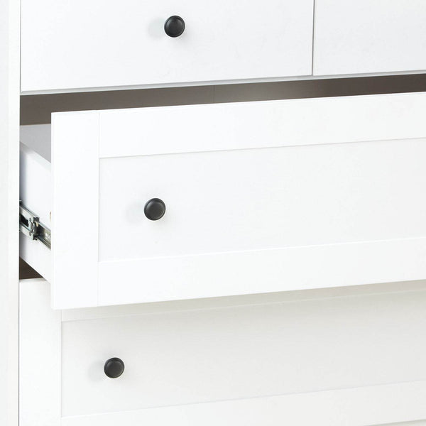 Kommode Sideboard Holz Eiche Weiss Massiv Schrank Highboard Anrichte