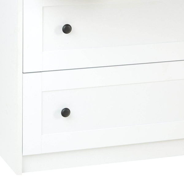 Kommode Sideboard Holz Eiche Weiss Massiv Schrank Highboard Anrichte