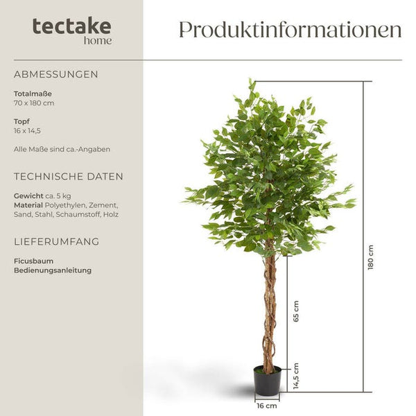 Ficus artificiel Fida 180 cm 