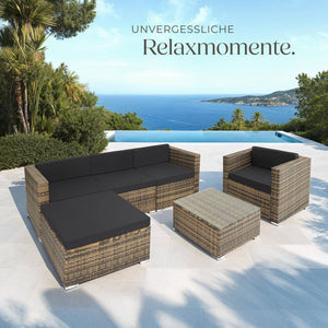 Rattan Lounge Milano natur