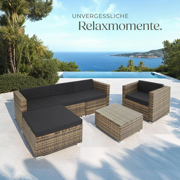 Rattan Lounge Milano natur