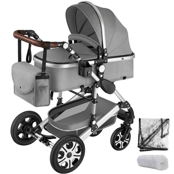 Kombi-Kinderwagen Mats grau