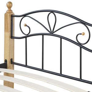 Metallbett mit Matratze Lattenrost 90x200 cm
