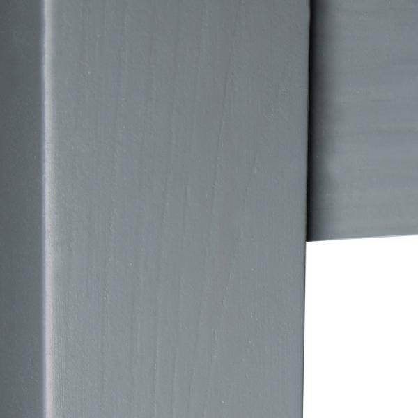 Palettenbett 140x200 cm mit Bettkasten 2er Set Lattenrost Holzbett
