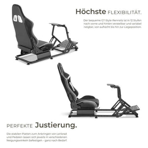 Gamingstuhl Play schwarz/schwarz