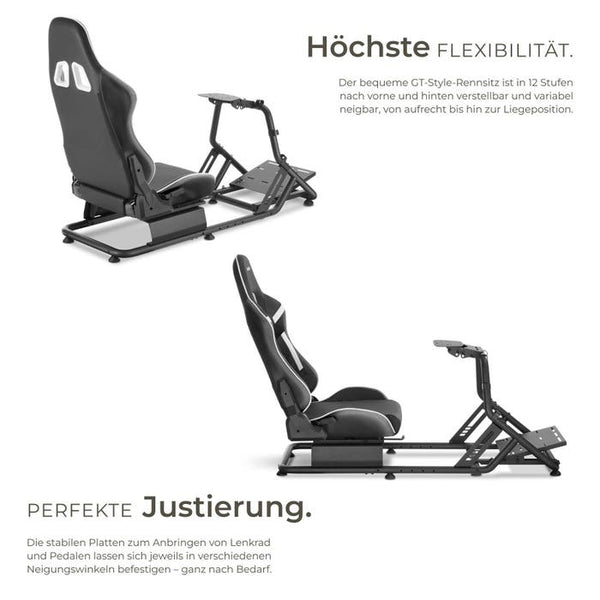 Gamingstuhl Play schwarz/schwarz