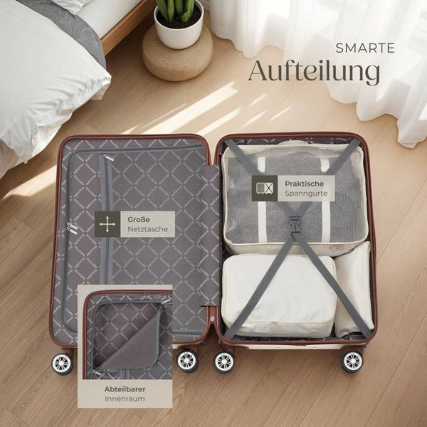 Reisekofferset Madison creme