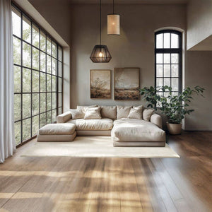 Tapis à poils courts Soft Zone crème 140 x 200 cm 