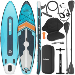 Stand-Up Paddle Board 2in1 Palagios türkis/orange 320 cm ohne Kamerahalterung