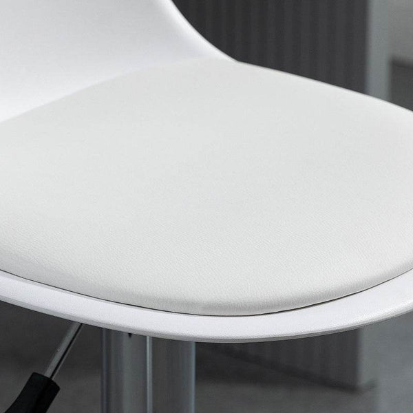 2er Set Barhocker höhenverstellbar weiss