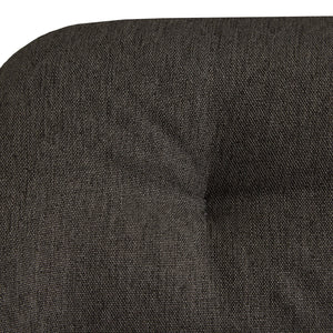 Polsterstuhl Leinen Anthrazit | 4er Set | mit Armlehnen | Küche Esszimmer Büro
