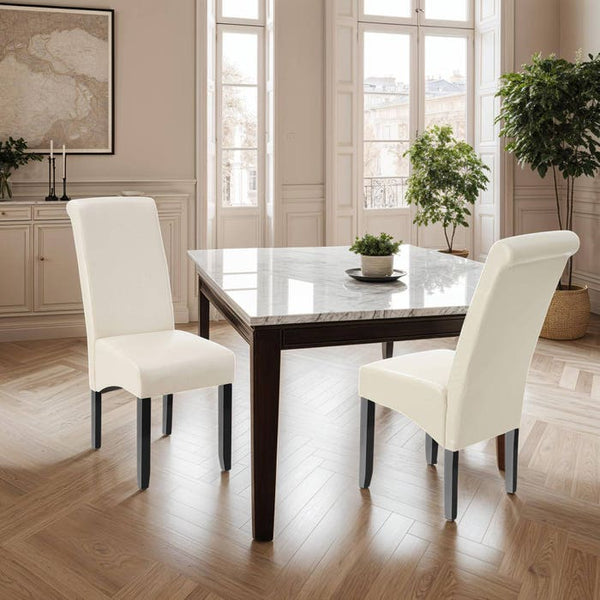 Esszimmerstuhl creme 2er Set