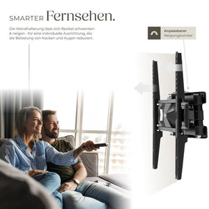 TV Wandhalterung neigbar, schwenkbar, bis 60kg