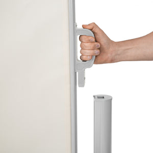 Tendalino laterale in alluminio, bianco, 180x300cm