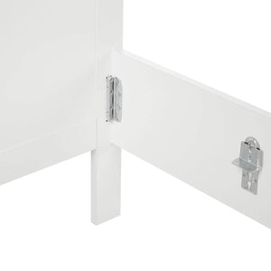 Komfortbett 90x200 mit Lattenrost Seniorenbett Höhenverstellbar Holzbett Weiss