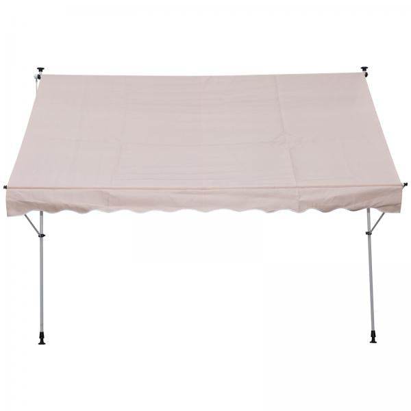 Markise Klemmmarkise Sonnenschutz Beige 200 x 150cm
