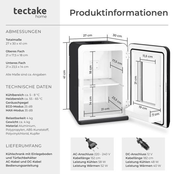 Tragbarer Mini-Kühlschrank