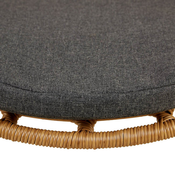 Set Balkonmöbel Poly Rattan Natur Garten Lounge Set 2 Rattanmöbel