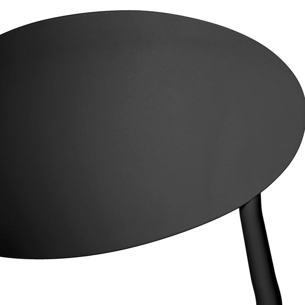 Gartenstuhl 4er Set Schwarz Stühle Küchenstühle Kunststoff Stapelstühle