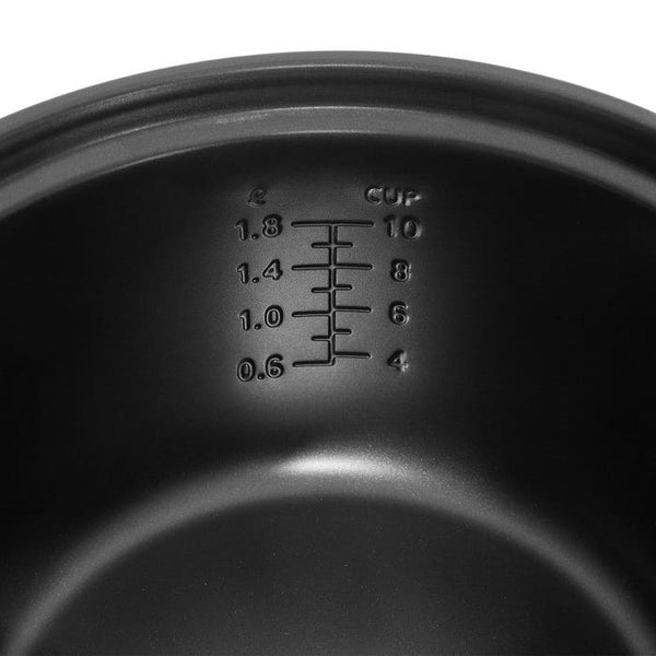 Reiskocher mit Dampfgareinsatz, 1,8 l, Warmhaltefunktion