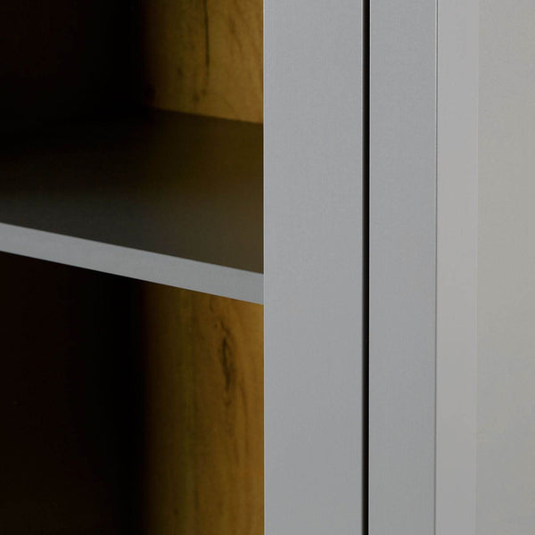 Vitrine Highboard Grau