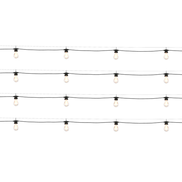 LED Lichterkette Outdoor mit 16 Glühbirnen 8 m