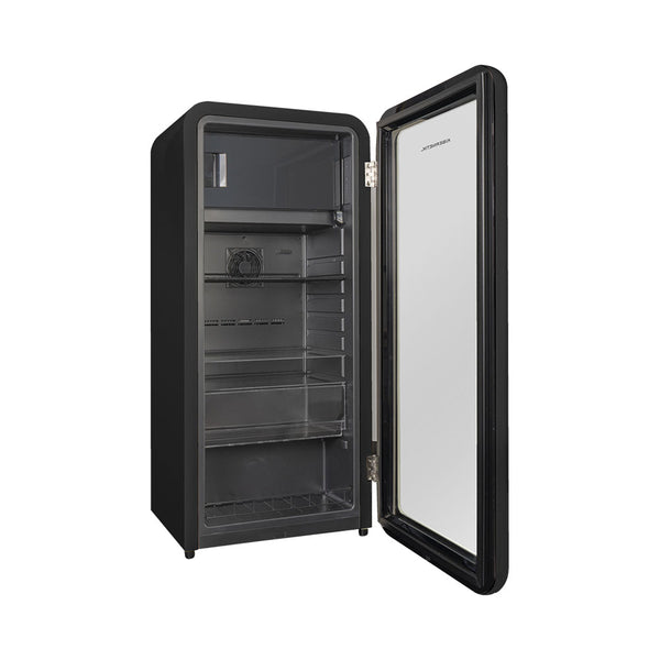 Kibernetik RKS149 Retro Getränkekühlschrank schwarz
