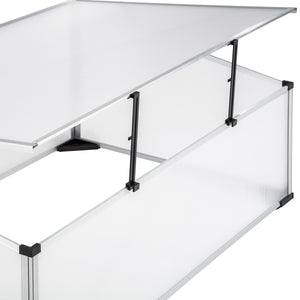 Frühbeet 102 x 61 x 41 / 31 cm
