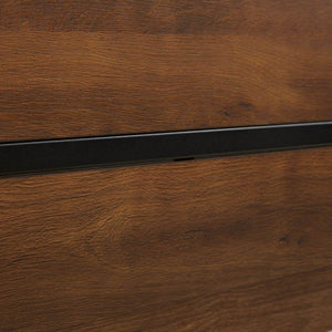 Metallbett 140x200 cm Schwarz mit Lattenrost