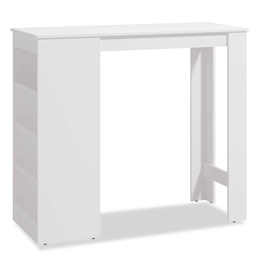 Bartisch 120x50 cm Eiche Natur Weiss